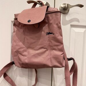 Longchamp Dusty Rose Backpack